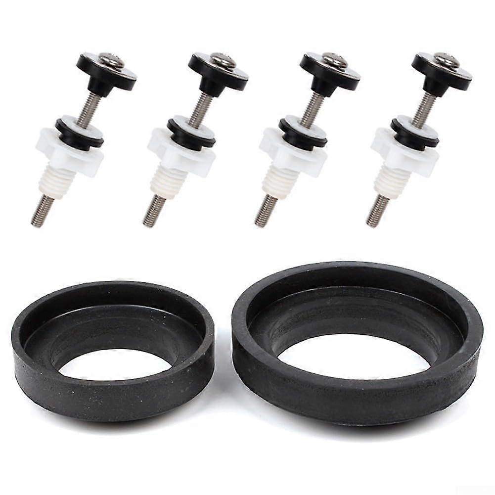 Toilet Tank Bolts Kit - Durable Toilet Lock Coupling for Standard Cisterns, Includes Screws and Washers