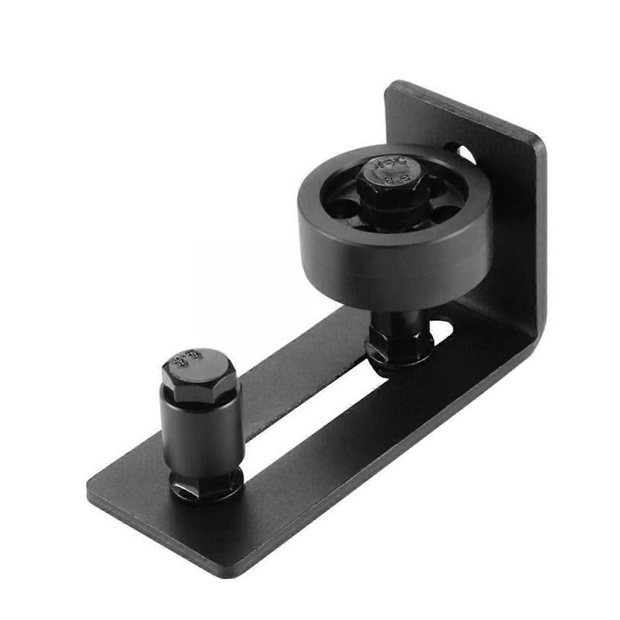 Adjustable Floor Guide for Sliding Doors, Steel Barn Door Guide, Easy Install, Whisper-Quiet, Wall Mount, Fits Various Sizes