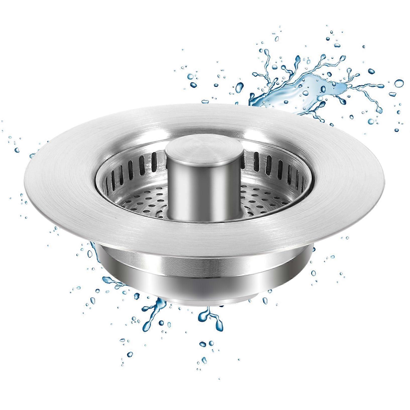 Sink Strainer Basket Kitchen Sink Drain Plug Stainless Steel Stopper Drain Filter Efficient Filtration Easy Installation