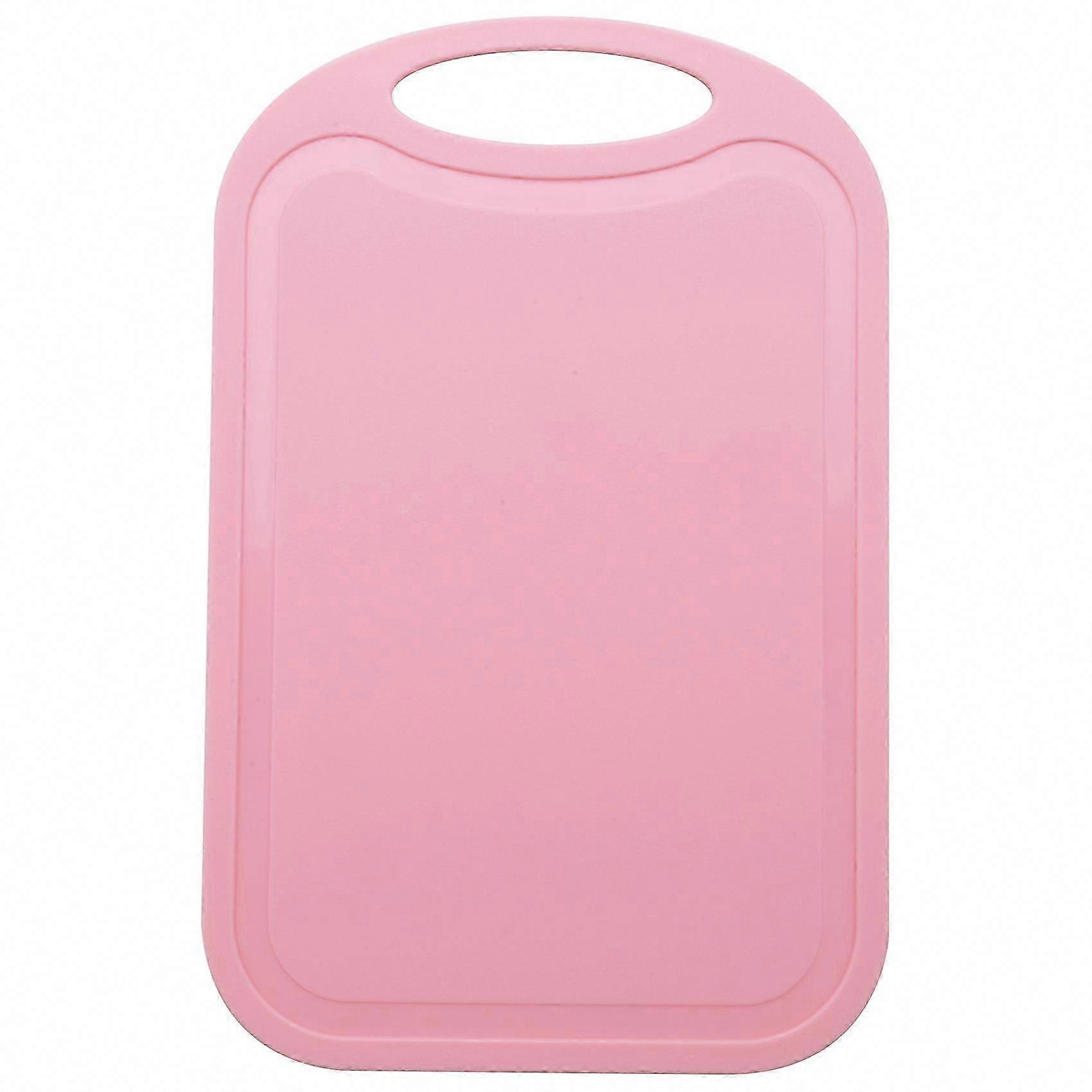 Plastic Cutting Board for Meat & Vegetables with Non-Slip Edge & Hang Hole