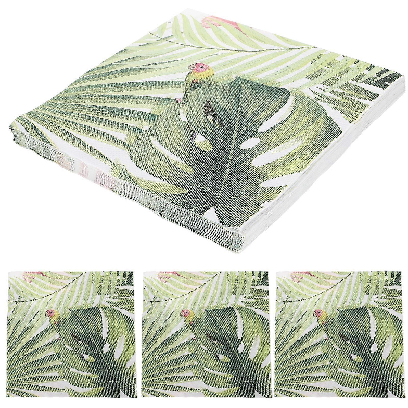 40pcs serviettes jetables Serviettes en papier décoratives Impression de serviettes de table Décors de serviette de fête