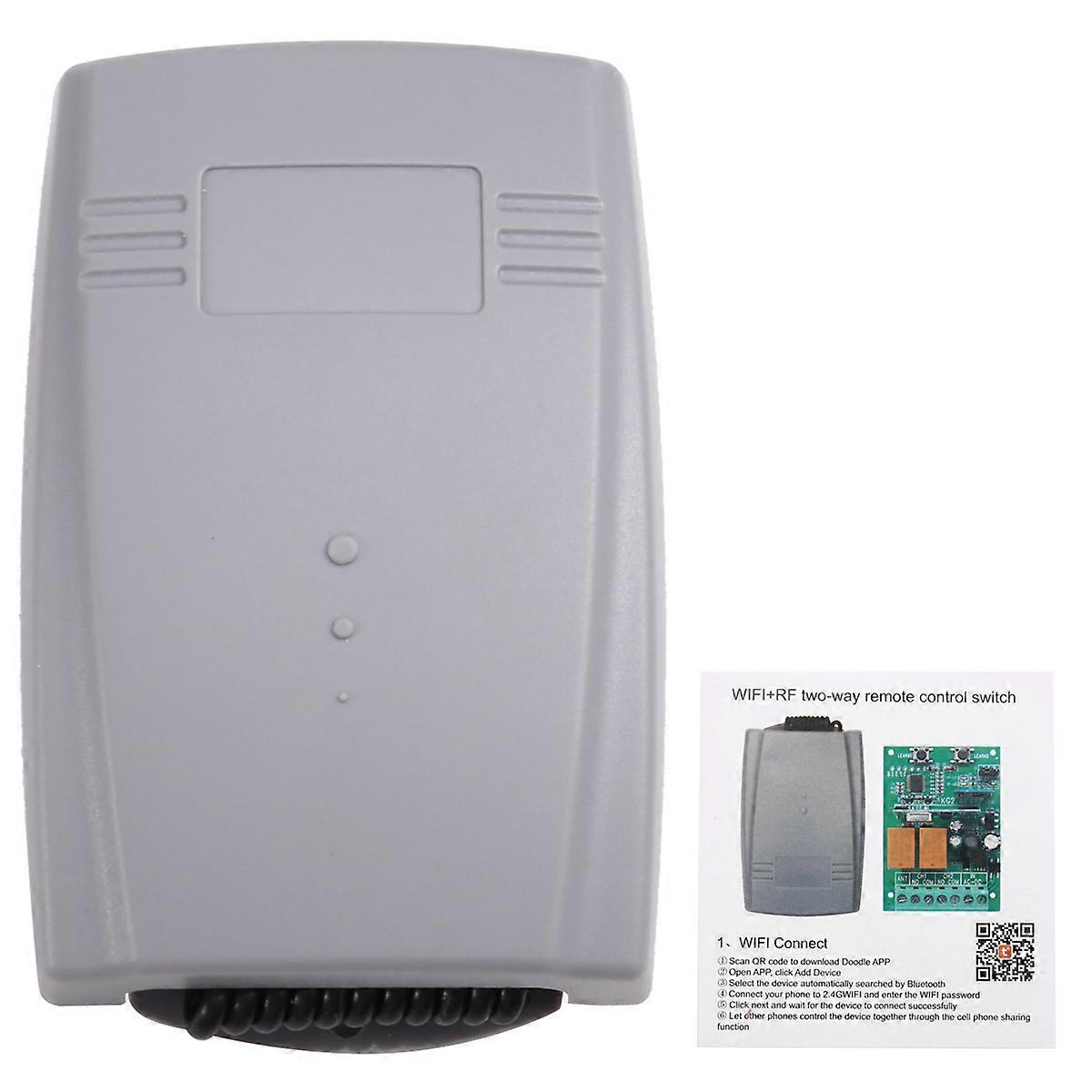 Tuya WIFI Garage Door Opener 2ch 433mhz Universal Fixed Rolling Code