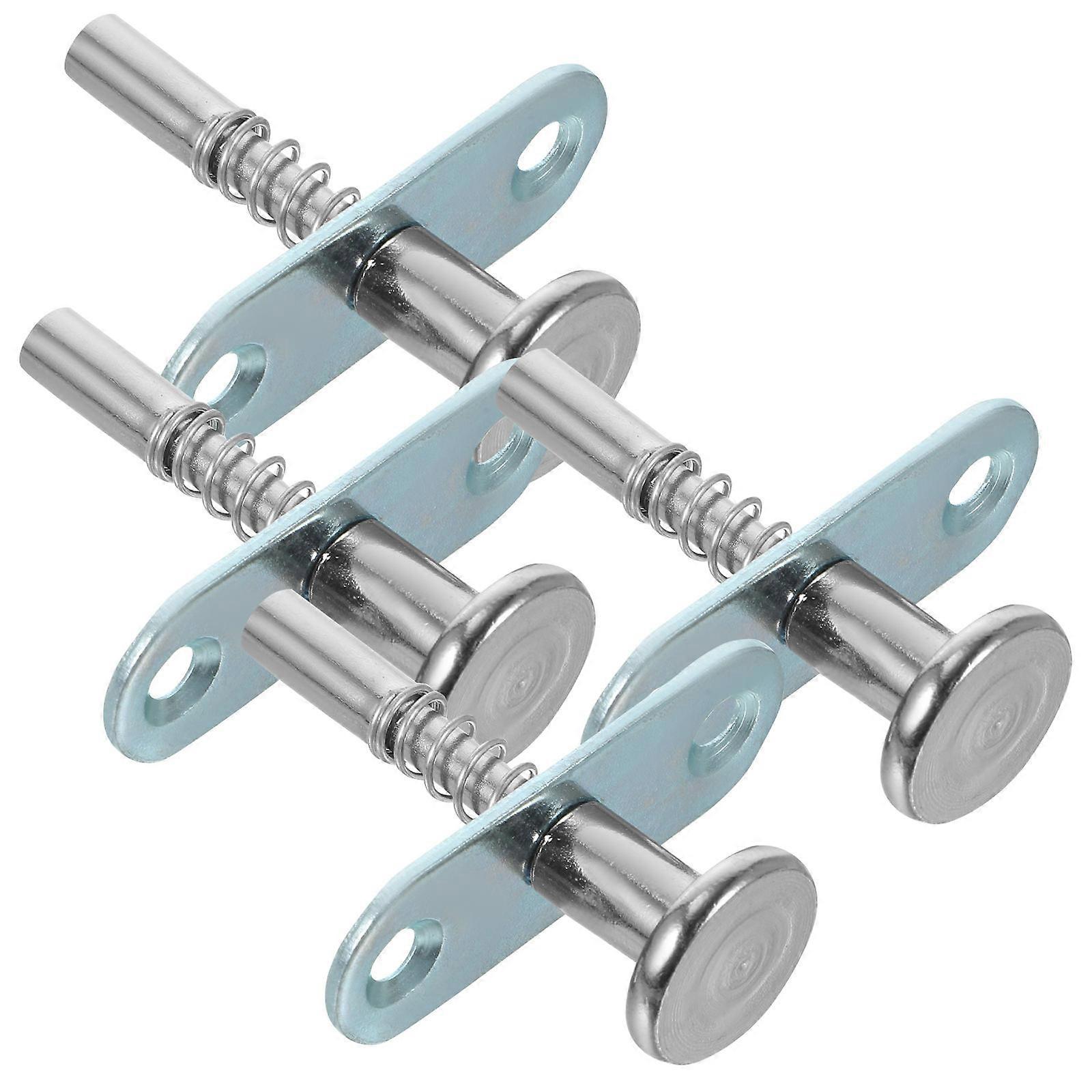 4pcs Spring Loaded Plunger Latches for Baby Cribs and Small Beds