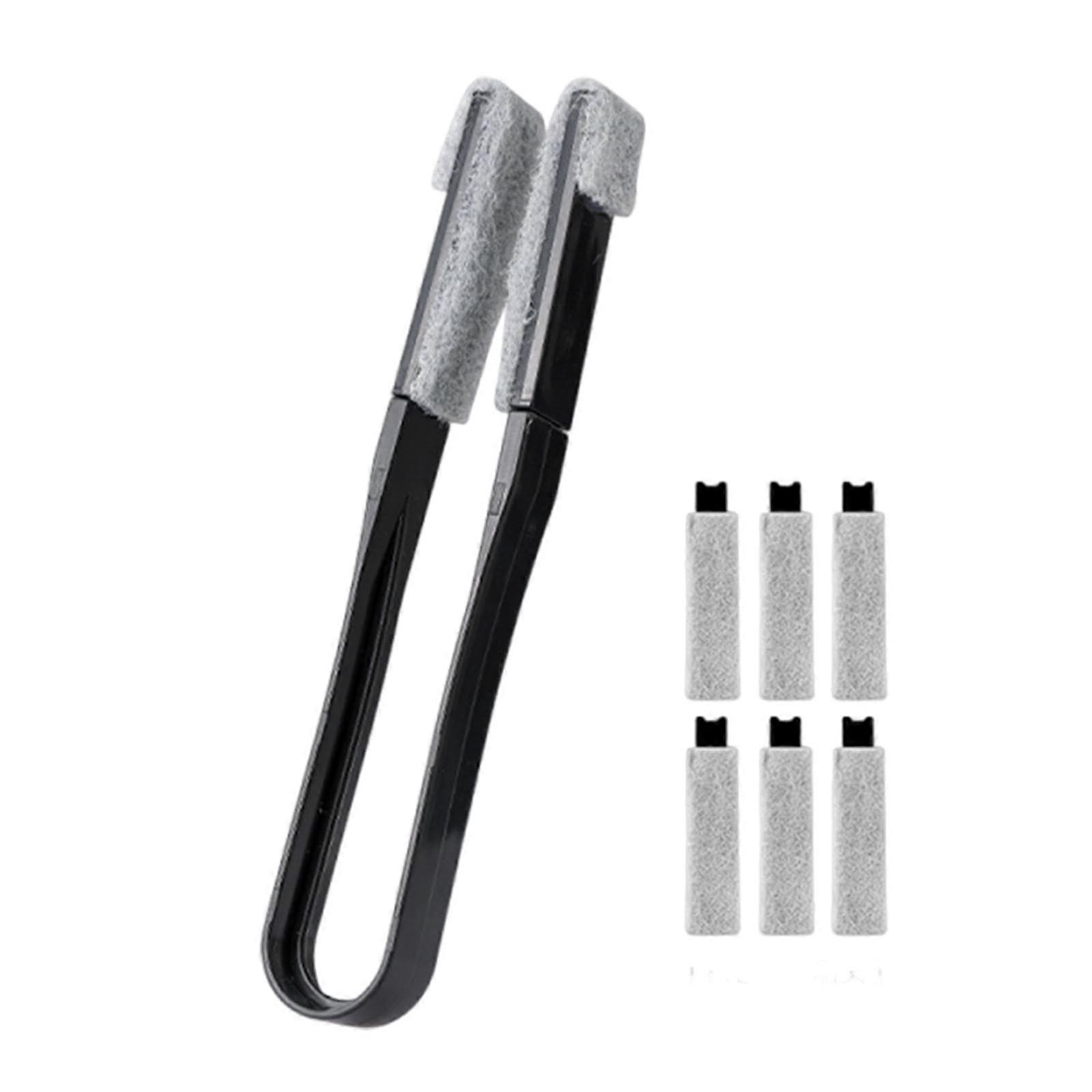 Window Cleaner Duster Brush Dust Cleaning Brush For Kitchen Black