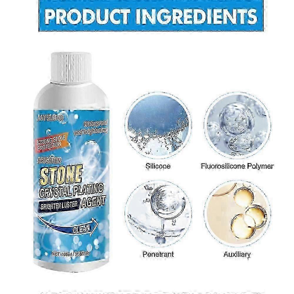 جديد تنظيف رذاذ حجر كريستال طلاء وكيل ، مطبخ الكوارتز حجر بلاط كونترتوب إصلاح الخدش ، التنظيف ، البقع ، منير