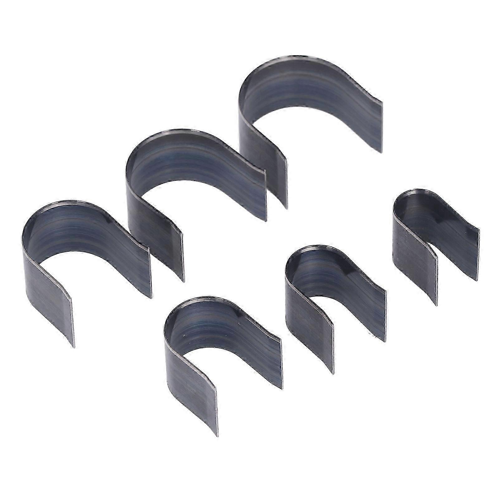 6 قطع الجلود يموت القاطع أداة جولة السهم ذيل الشكل دي الحرفية قطع العفن اللكم يموت مع صندوق التخزين