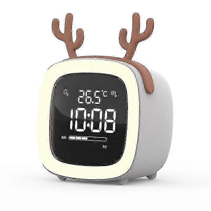 Digital Alarm Clock with Rechargeable Battery and Snooze Function, Night Light included