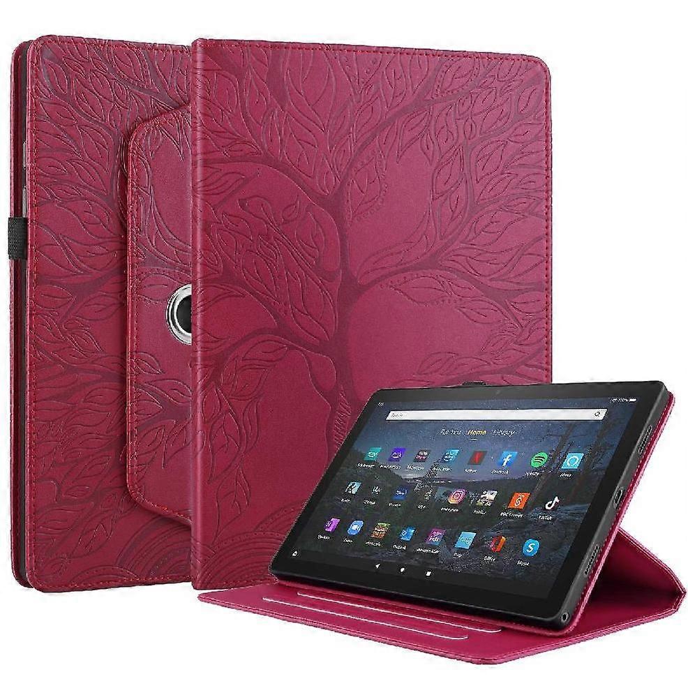 Premium 360 Rotating Tablet Case for Amazon Fire HD 8 2022 with Adjustable Stand & Shockproof