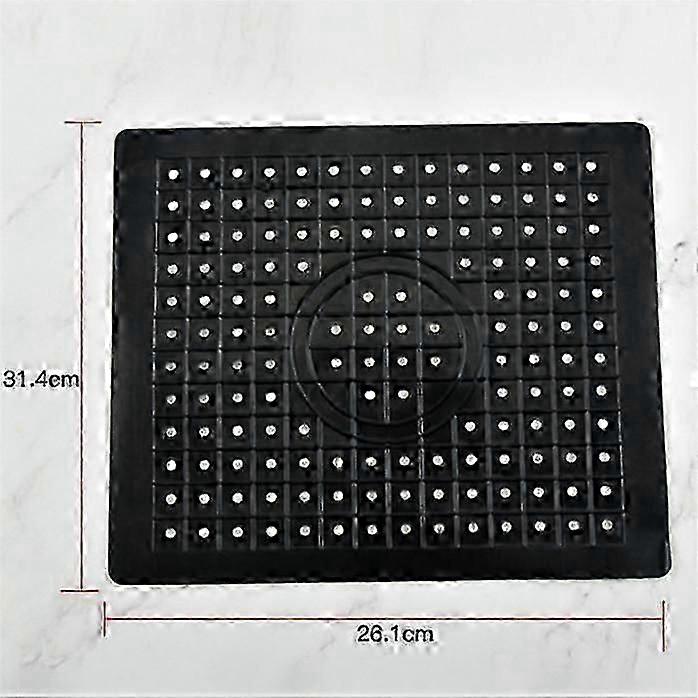 Quick Drain for Non-slip Kitchen Table Soft Rubber Sink Mat Drying Dishes Thermal Insulation Protector
