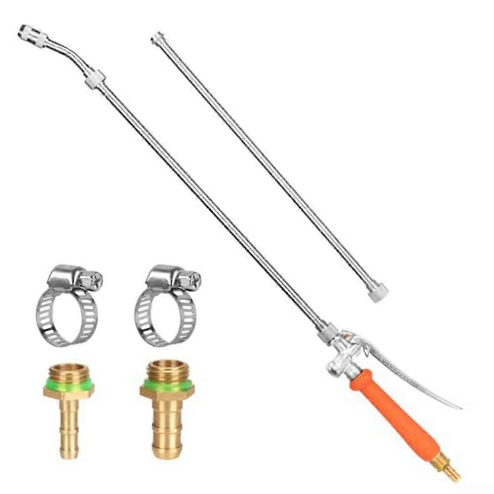 44Inch Sprayer Wand With Brass Connectors, Adjustable Nozzle, Two Hose Clamps, Spray Patterns