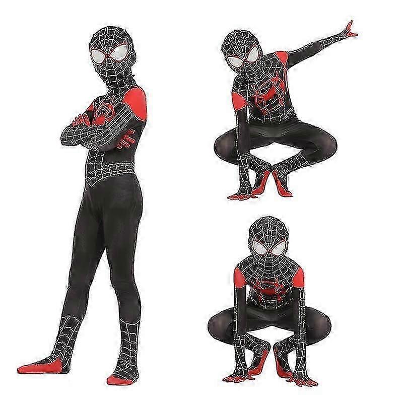 キッズスパイダーマンスパイダーマンスパイダーマンインスパイダーバースマイルズモラレススーツ