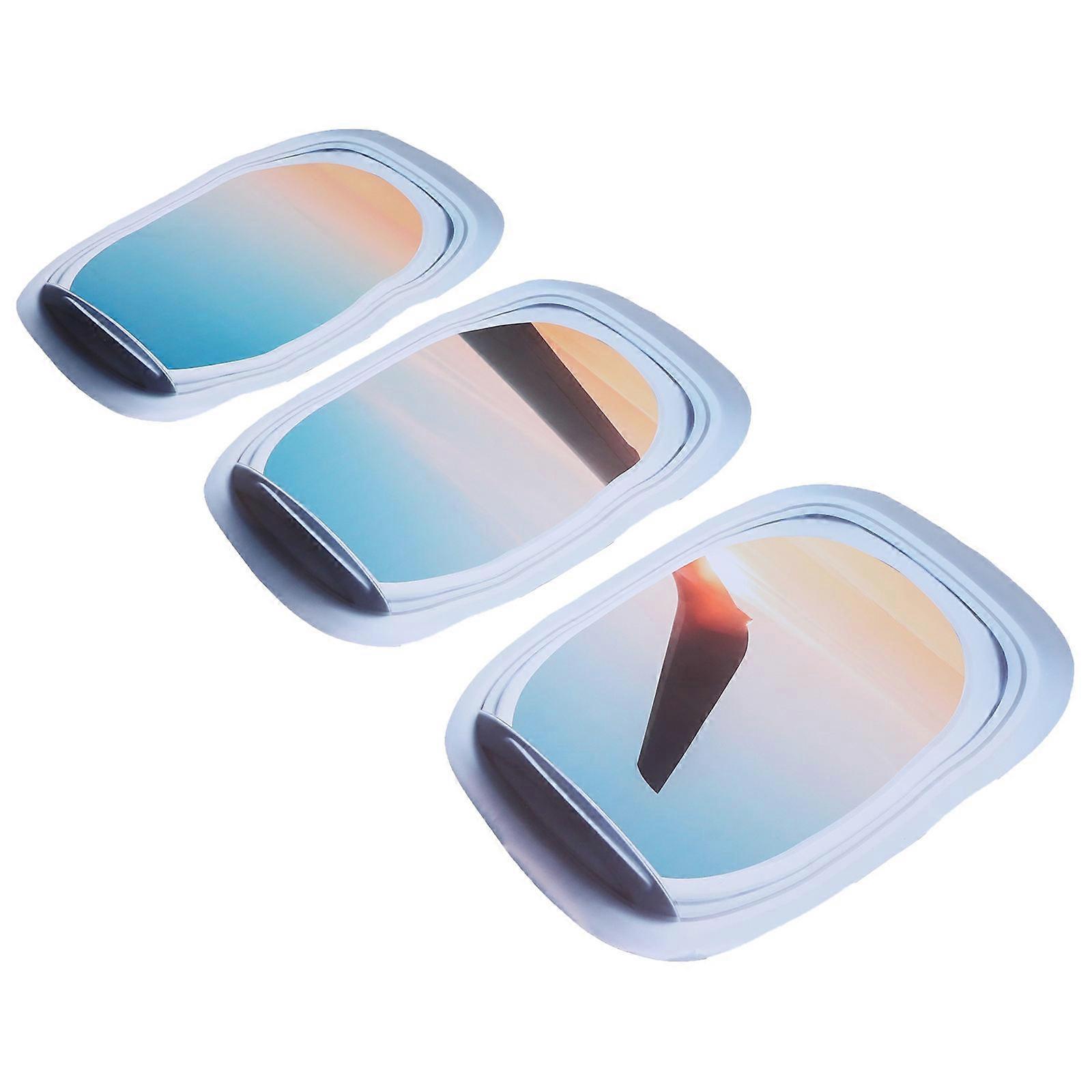 Landscape Wall Sticker Airplane Window Decal for Decor 12Pcs Pack