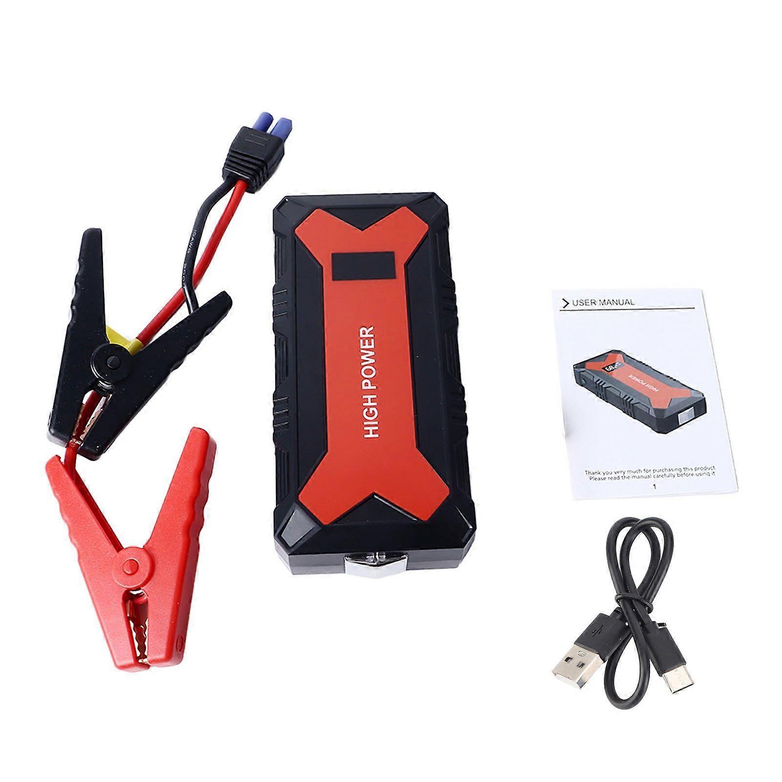 Car Jump Starter Portable 30000mAh Flame Retardant Auto Battery Booster Power Pack for Vehicle