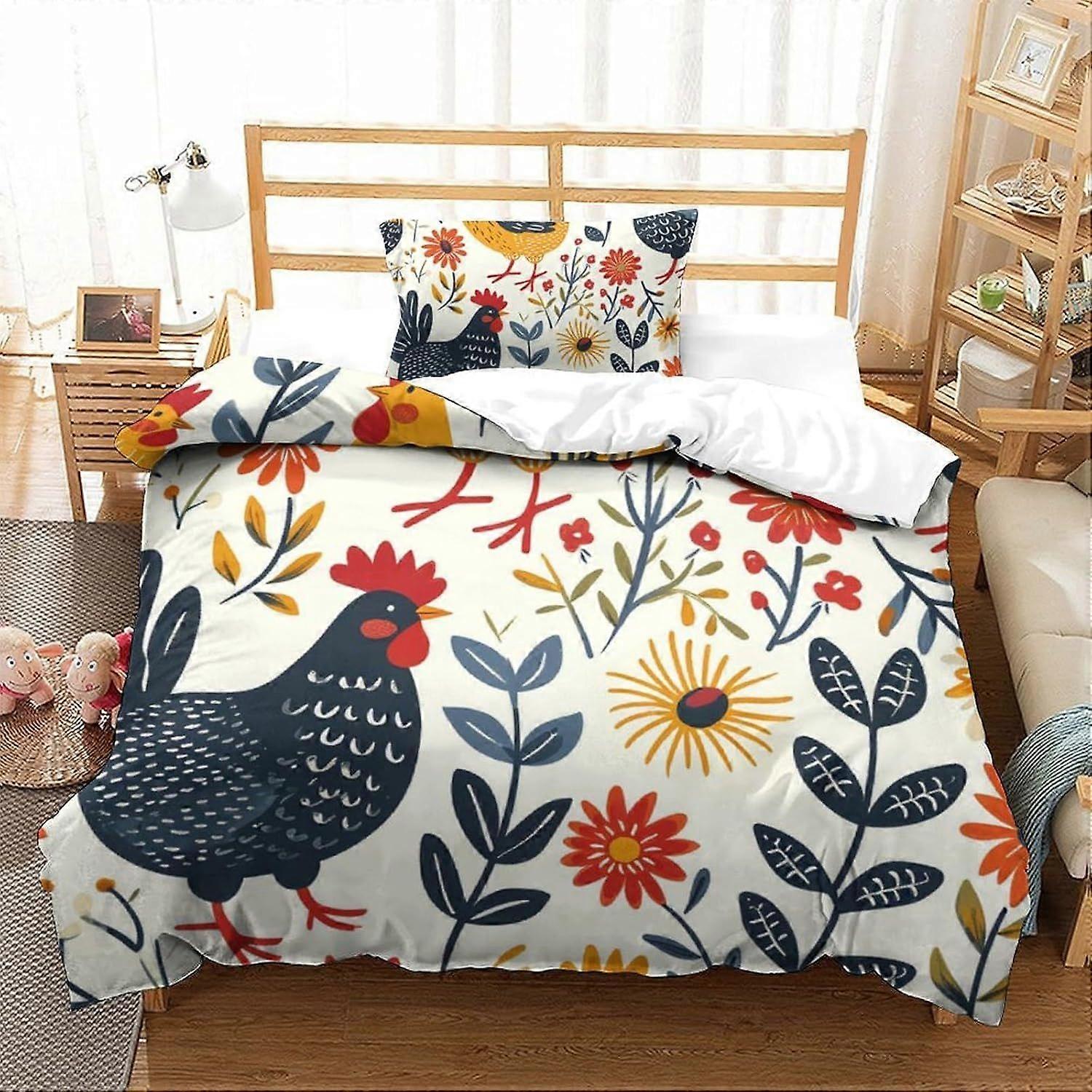 Toy Story Duvet Cover Microfiber Bedding Set, 3D Print Duvet Quilt Cover&Pillowcase, With Zipper Closure, Soft Duvet Cover for Men Woman Kids 3 Piece 