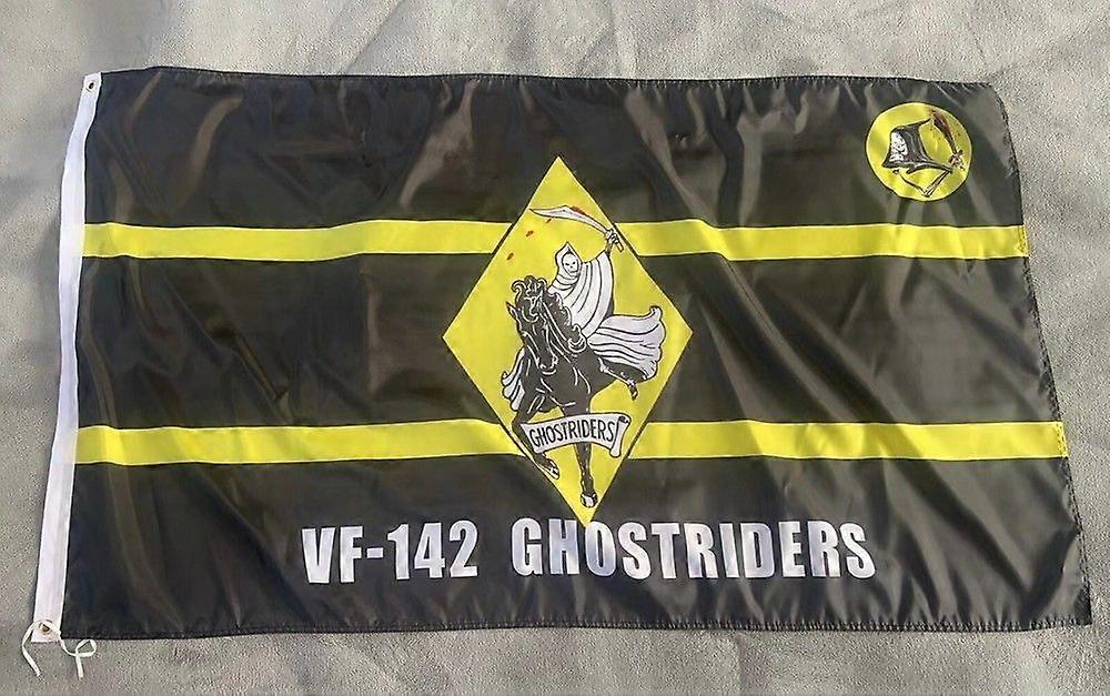 USN VF-142 Ghostriders Single-Sided Flag Banner