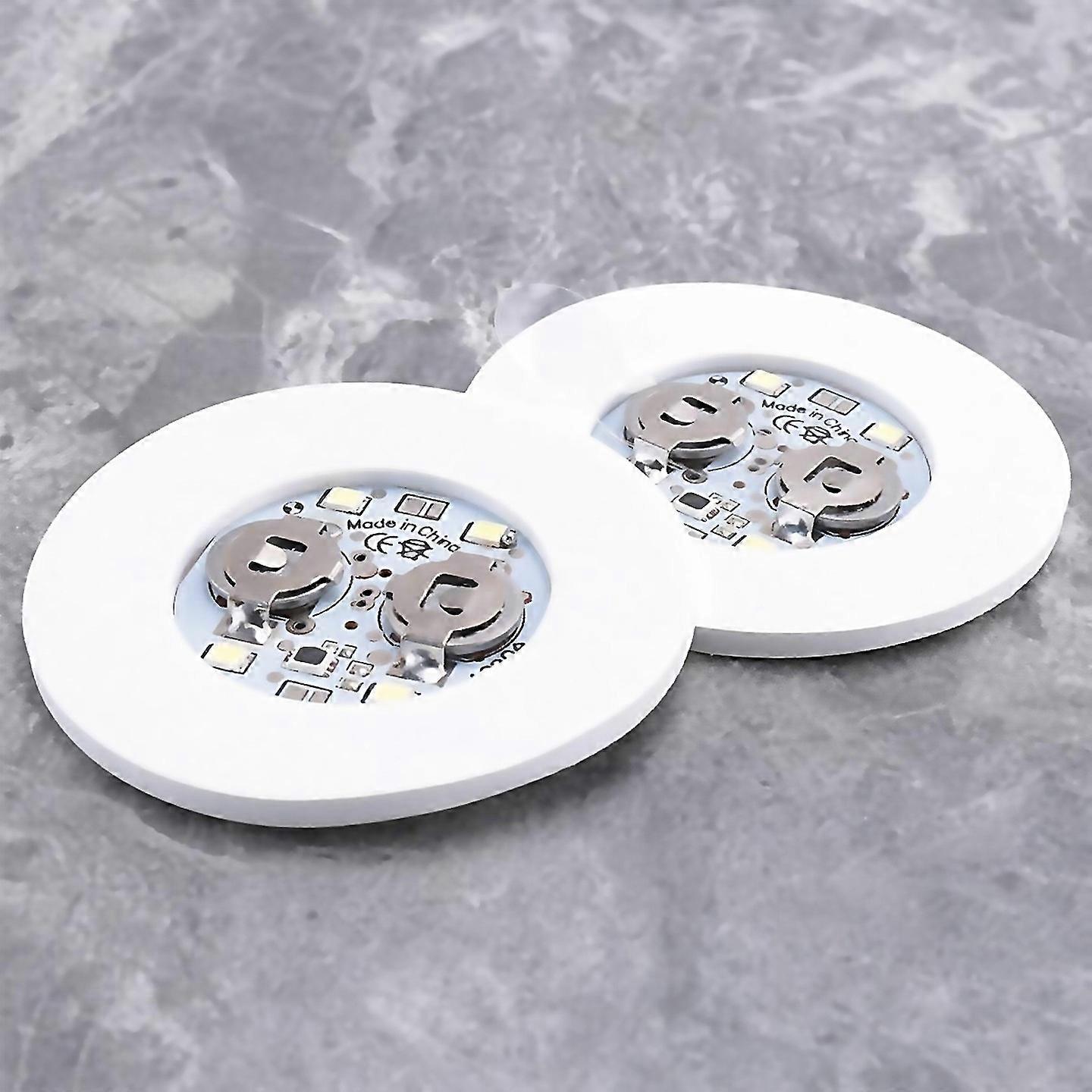 Led Coaster12 Pack Light Up Coastersled Bottle Lightsled Sticker Coaster Discs Light Up