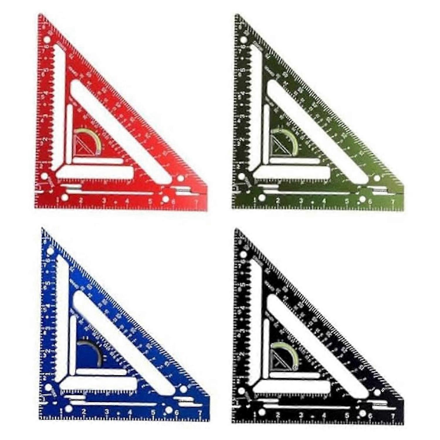 4Pcs Innovative Rafter Square Tool, Rafter Square Tool,Rafter Square