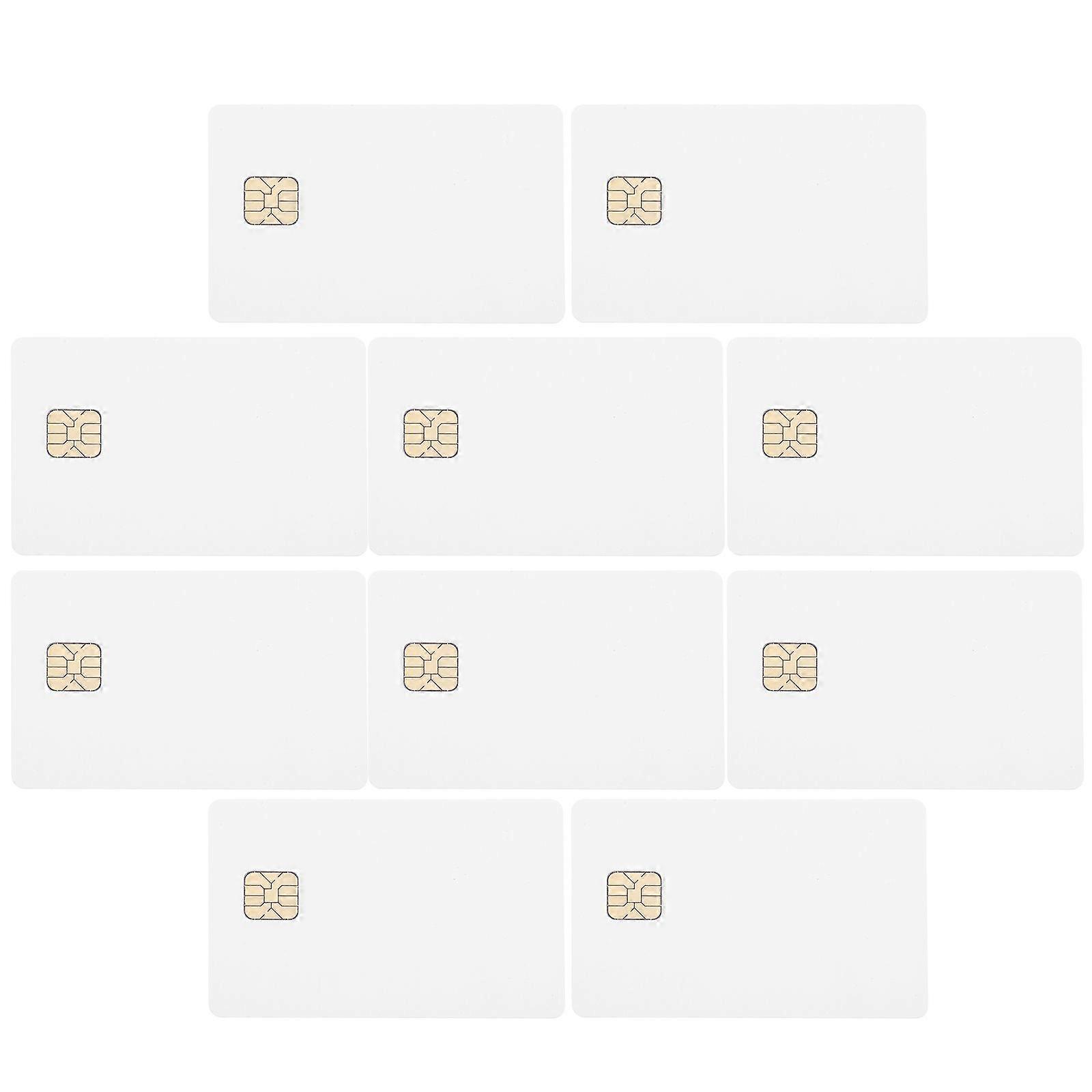 10pcs White Card With Chip IC Card Chip Card For Hotel Access Control System