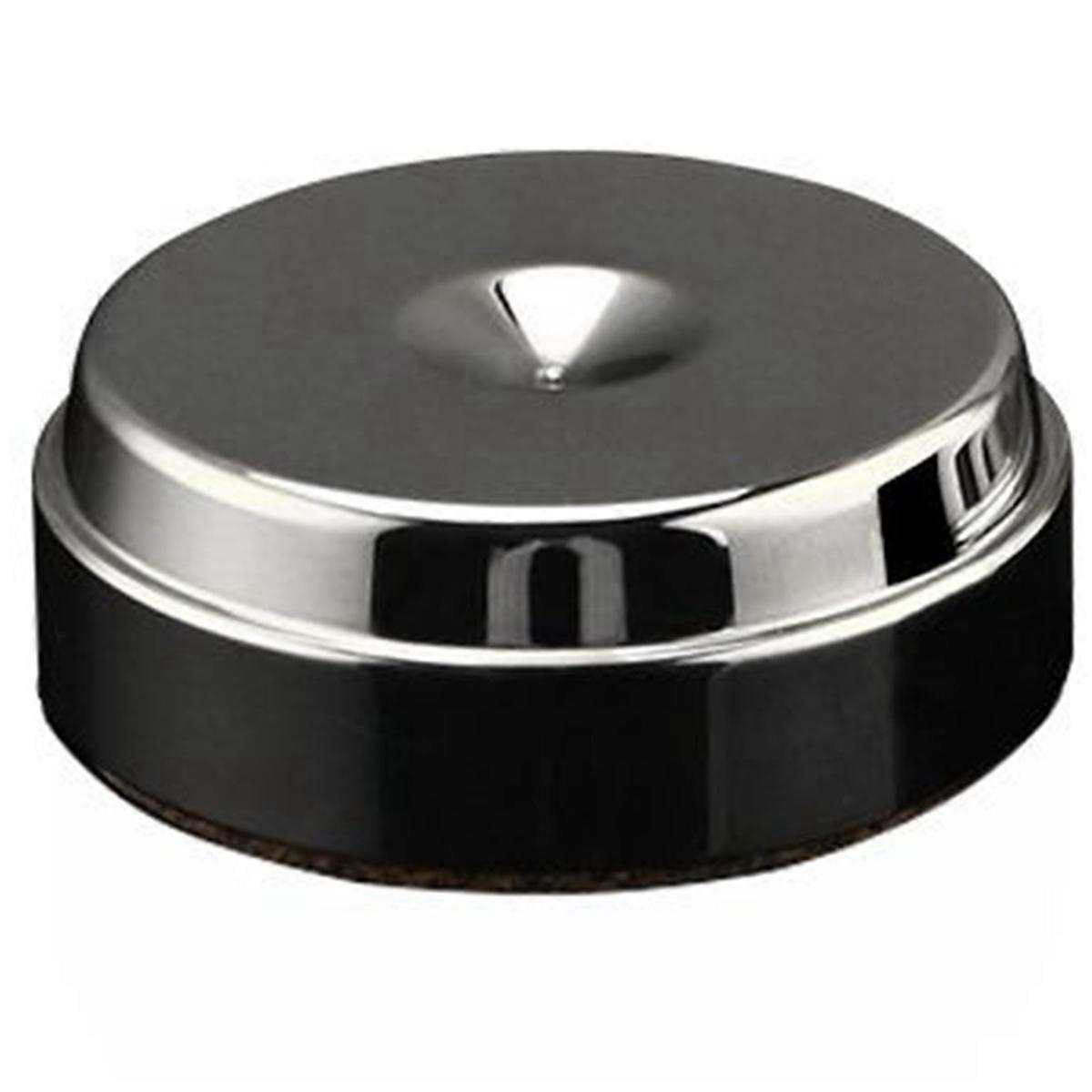 Stainless Steel Speakers Spikes Feet NonSlip Rubber Base Damping Pad for Superior Sound Clarity 40mmx12mm