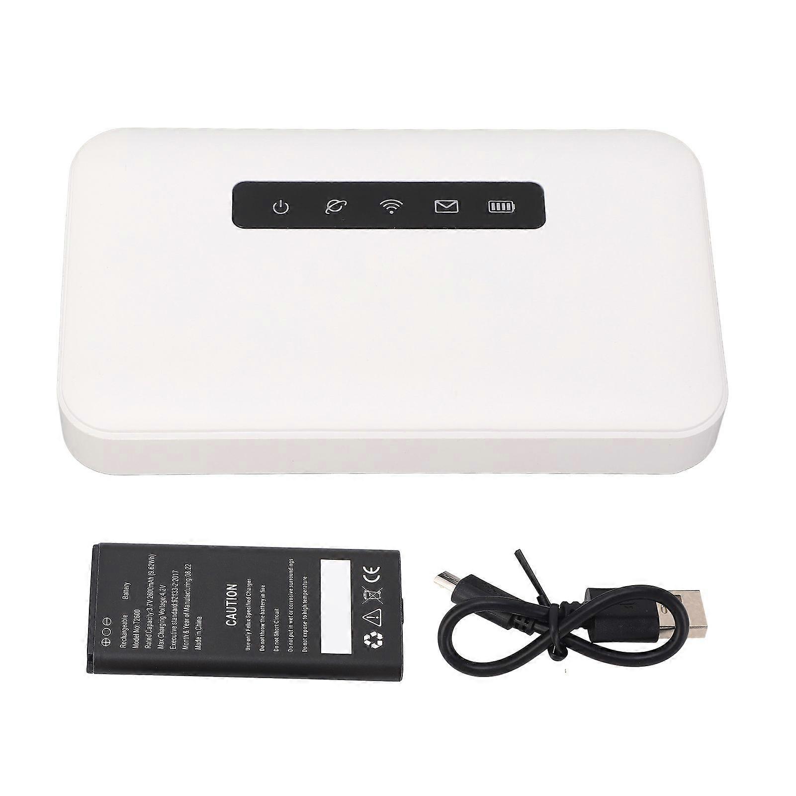 4G LTE Mobile Wifi Hotspot with SIM Card Slot RJ45 WAN LAN 300Mbps Support 8 Users Modem for Travel Indoor Outdoor