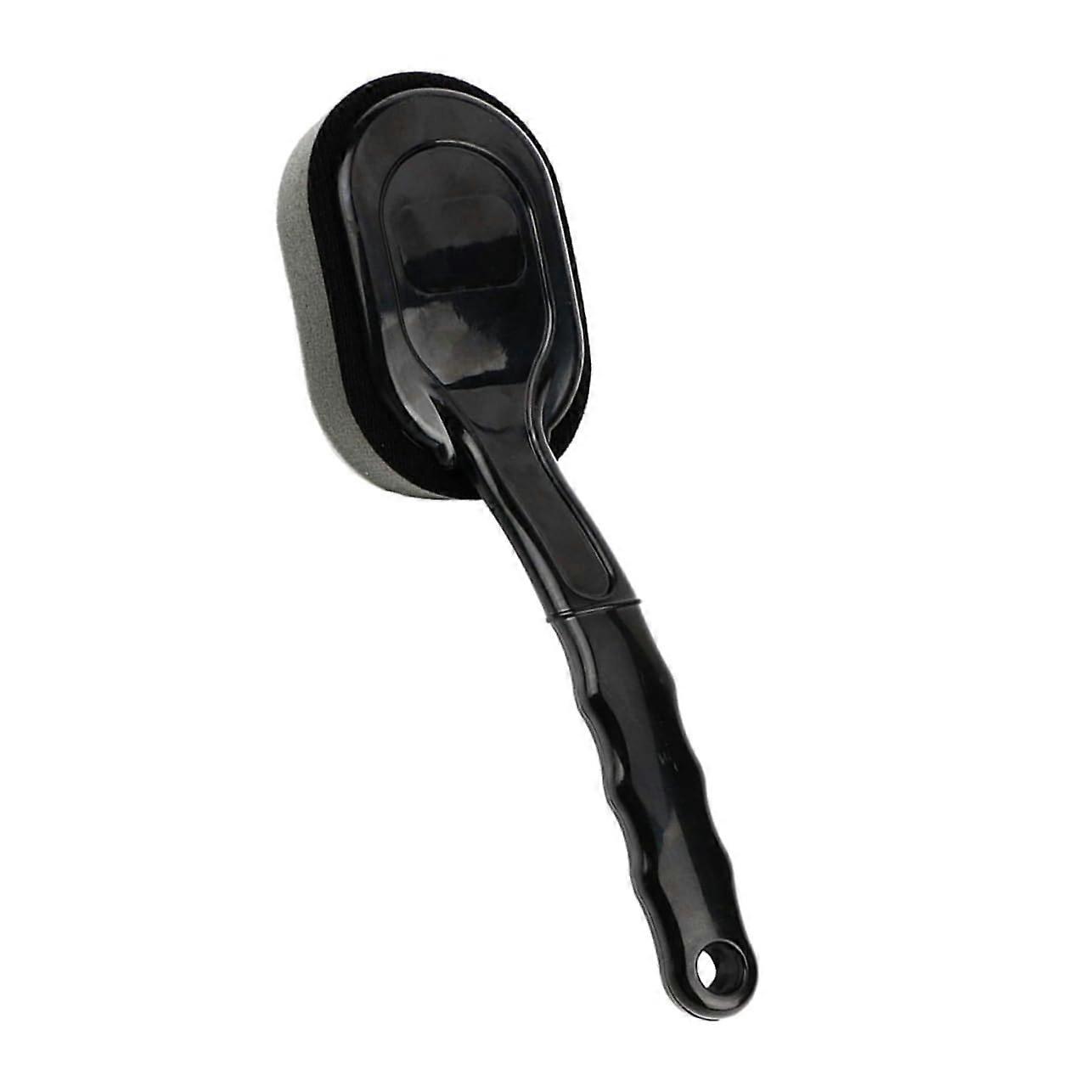 Ergonomic Tire Brush Sponge Handle Car Detail Brush for Tire Dressing Applicator Soft Sponge Head, AntiSlip Grip