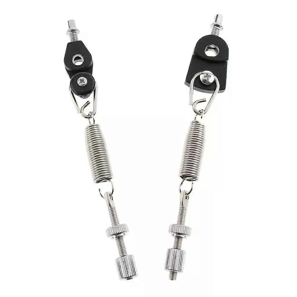 Bass Drum Foot Pedal Spring Replacement Parts with D-ring Springs Tensioner Percussion Instruments Accessories for Drummer