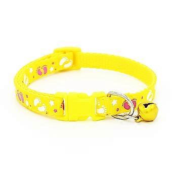Cute Fashion Paws Pattern Pet Puppy Collars with Bell for Small Dogs Necklace