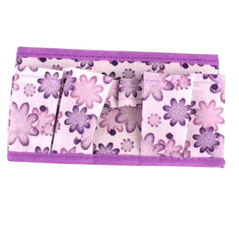 Multi-Functional Cosmetics Storage Boxes for Desktop Organizer Purple