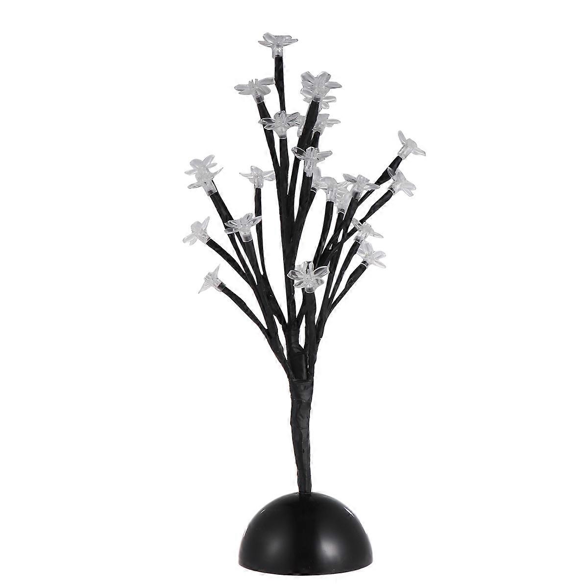 Stylish Black Tree Shaped Table Lamp 3 Pcs Decorative Lighting Ambient Illumination For Indoor Use 3Pcs