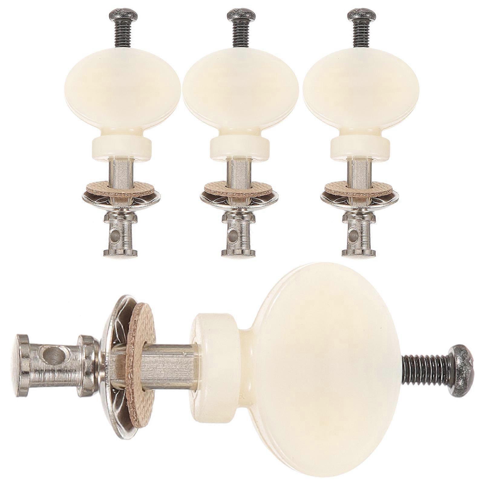 Ukulele Tuning Pegs 4Pcs Best For Musicians 4.3X2Cm Simple And Practical Shape Functional Ukulele Tuner For Easy Operation