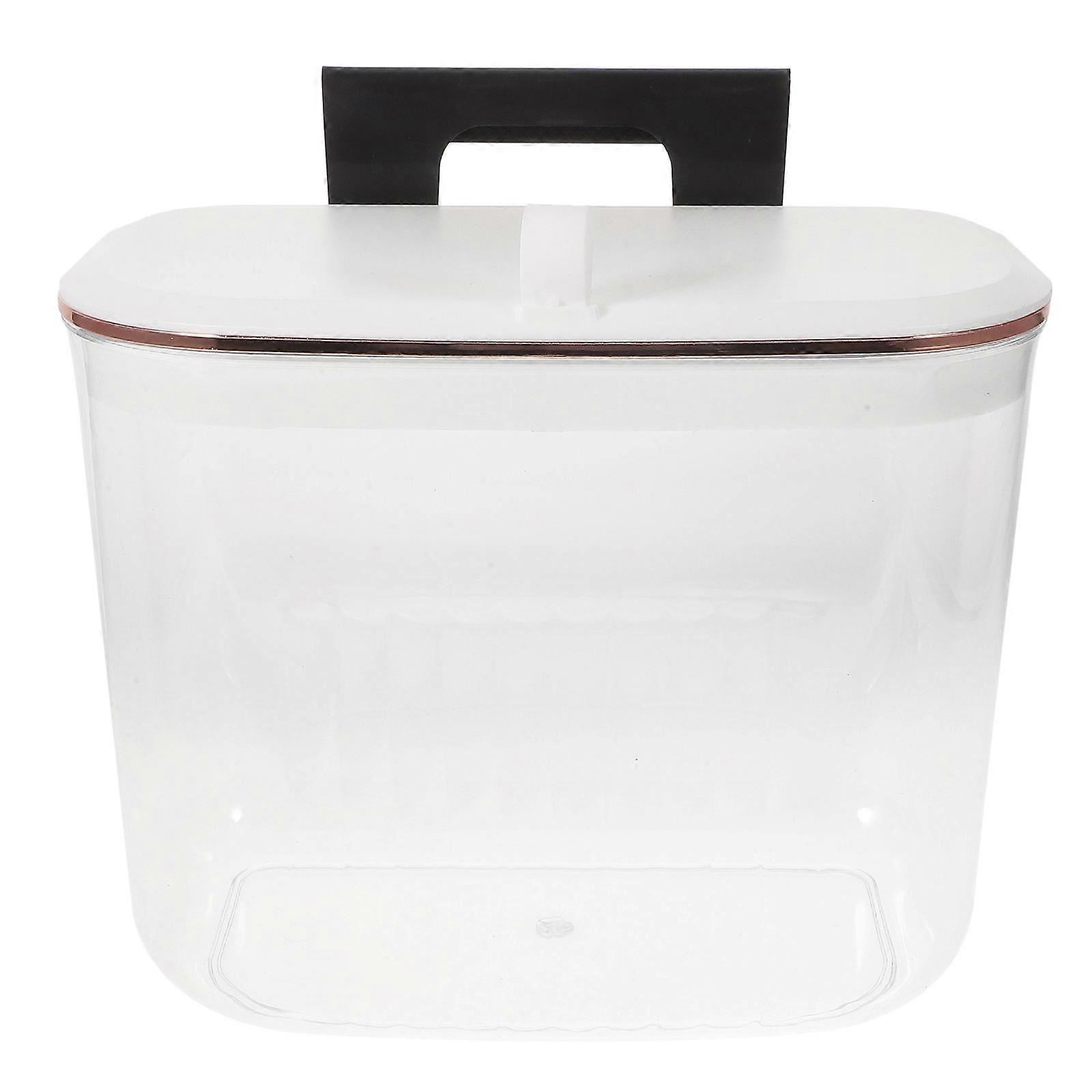 Kitchen Hanging Waste Bin 3Pcs Garbage Can For Home Use Odor .5X20CM Practical Transparent Shape