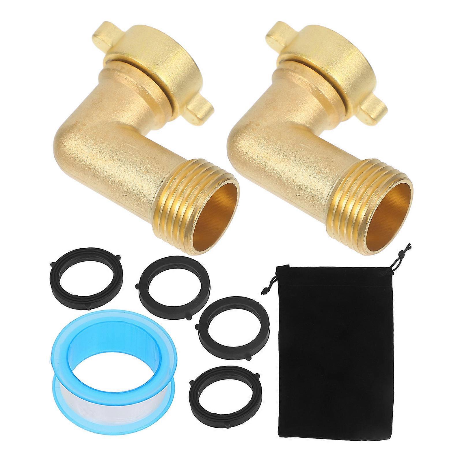 Water Hose Fitting Faucet Adapter for Secure Connection 3Sets