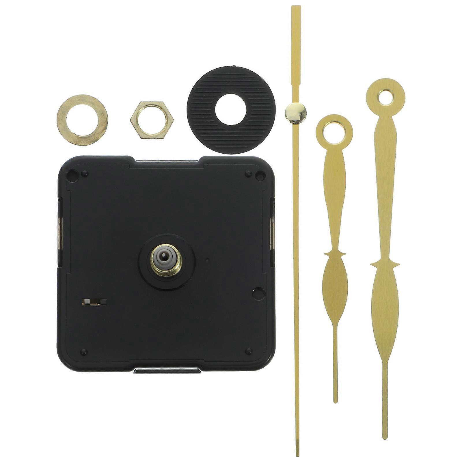 Clock Kit Wall Clock Mechanism for DIY Use 4Sets Black Replacement Parts