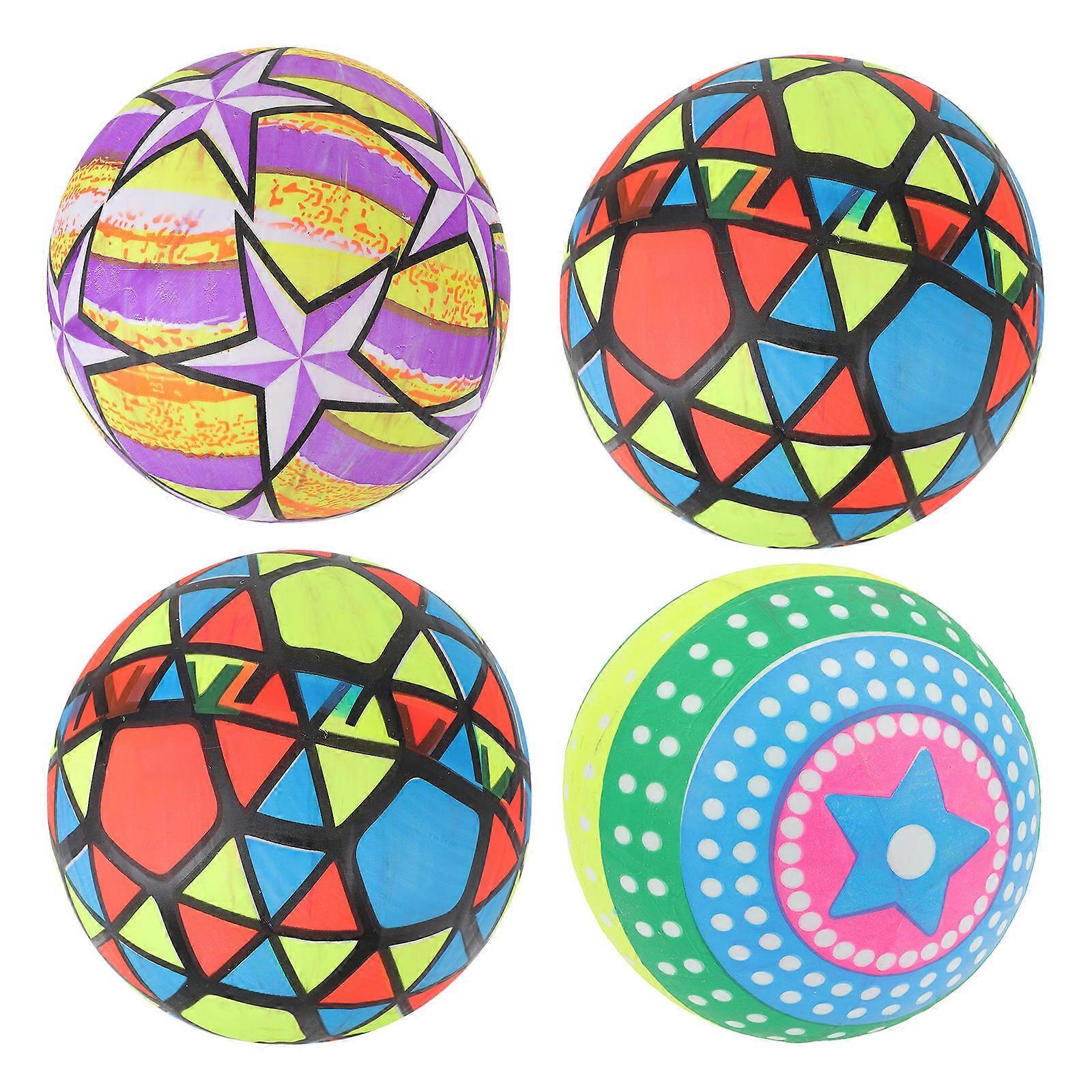 Inflatable Party Beach Volleyballs for Fun Use 4Pcs Set