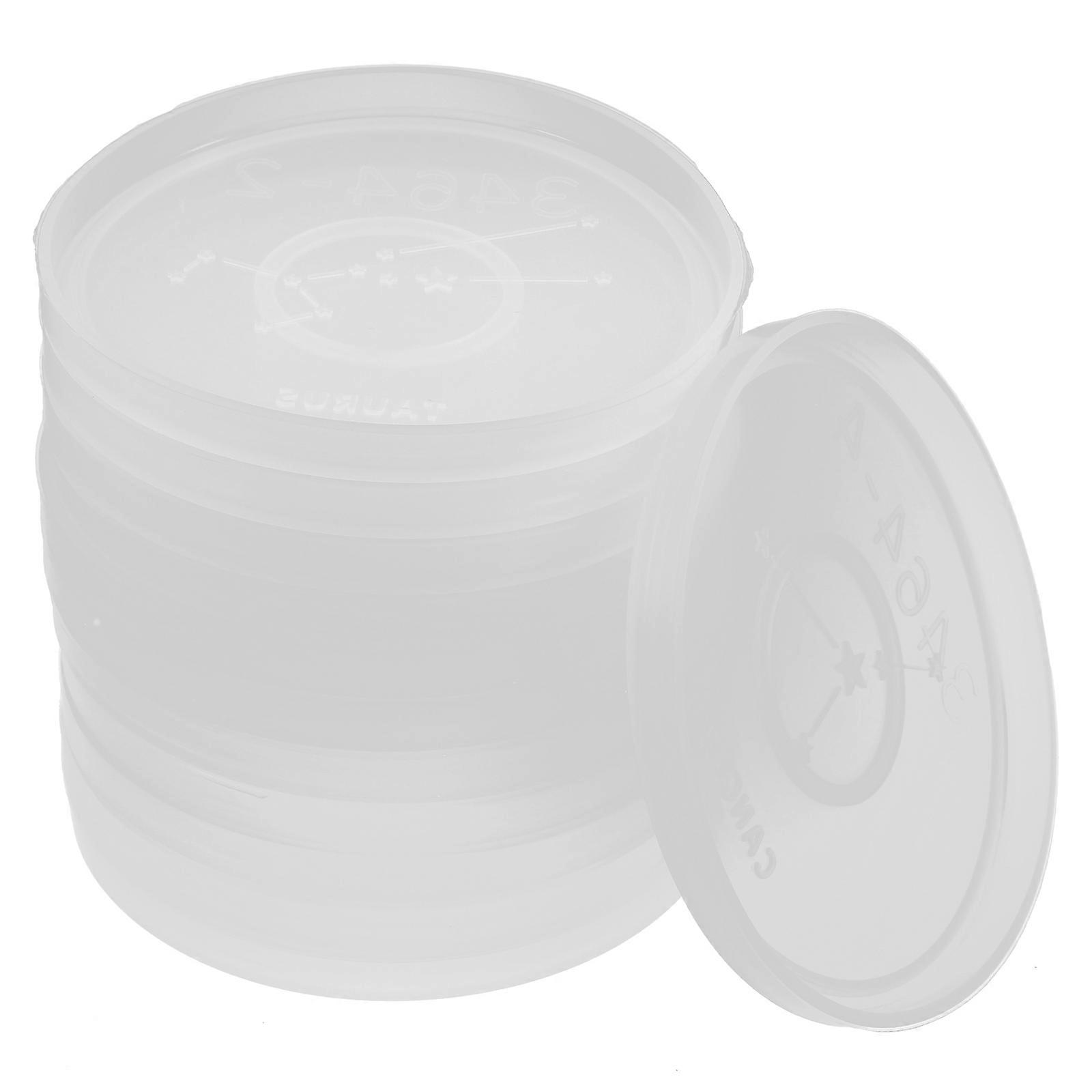 Coaster Molds For Epoxy Resin 48 Pcs Round DIY Handicrafts 10.5X10.5cm Non-Stick Easy To Clean