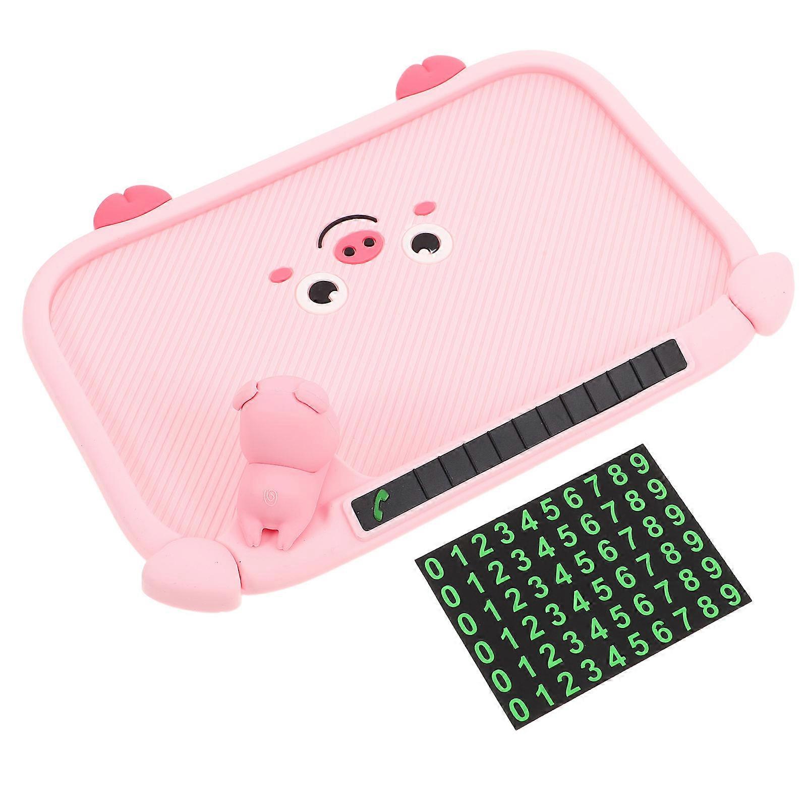 5Pcs Rectangular Anti-Skid Car Dashboard Non-Slip Mat Ideal For Phone Keys And Coins Interior Decoration