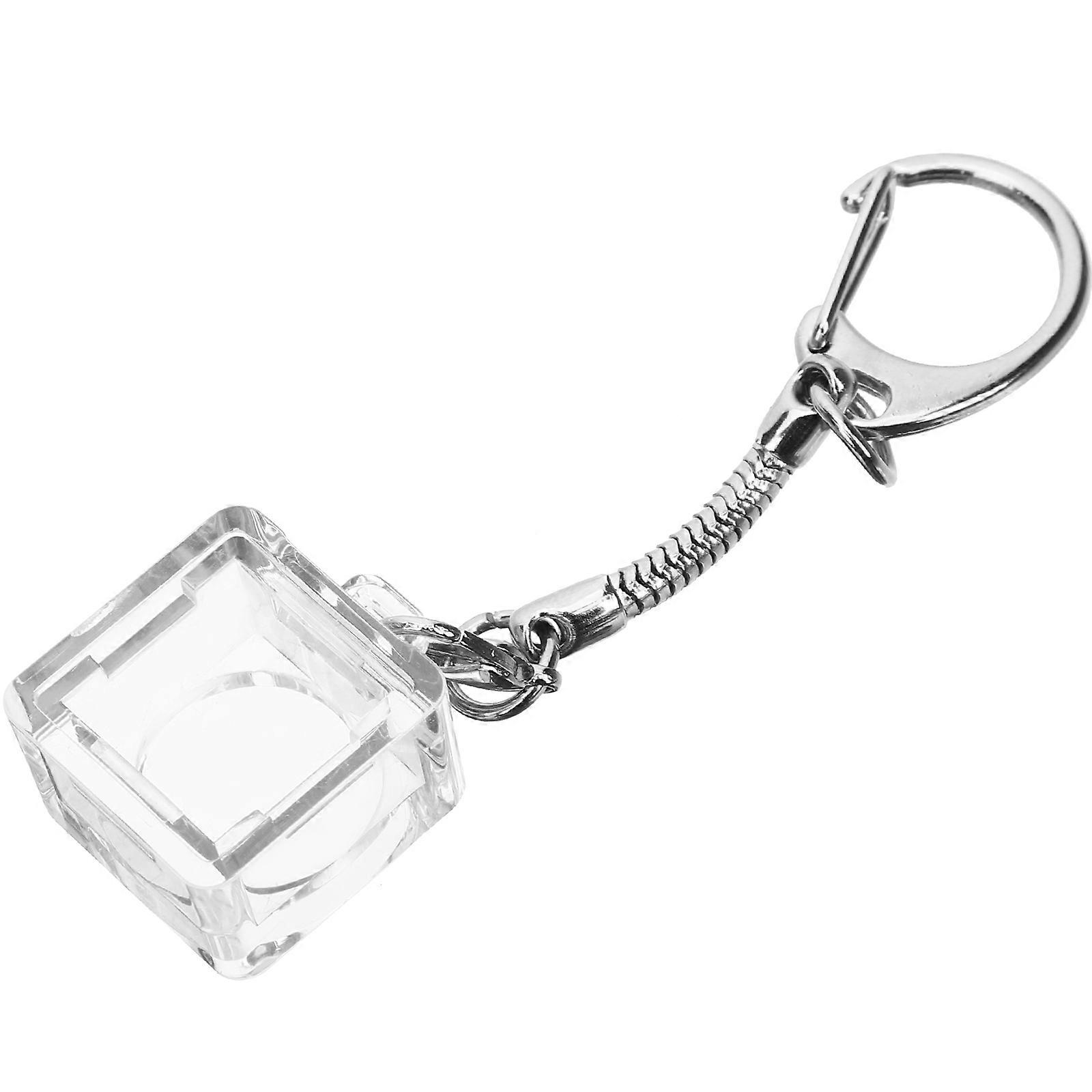 3 Sets Fidget Toy Keychain For Office Use Transparent Tester 6X1.7Cm