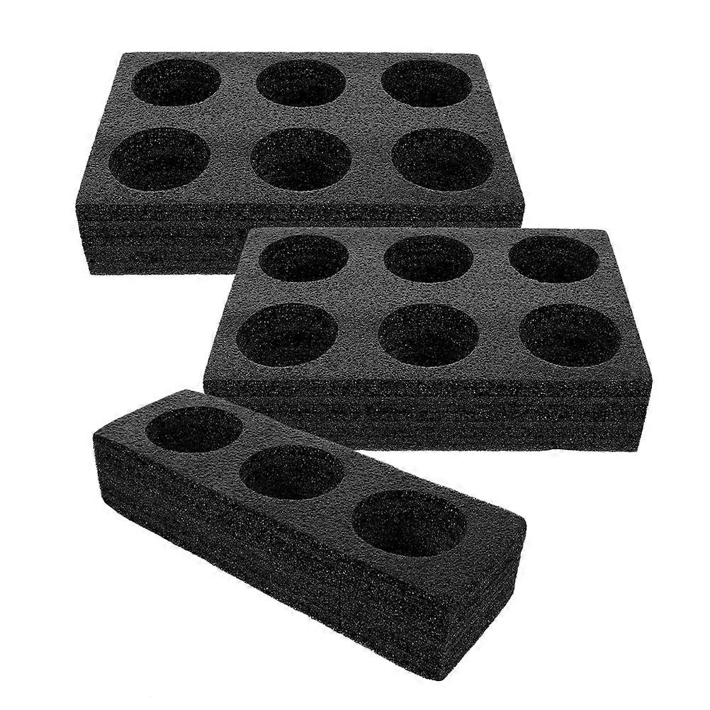 Takeout Beverage Carrier Drink Carrier Prevent Beverage Leakage EPE Foam For Business Owners 3Pcs