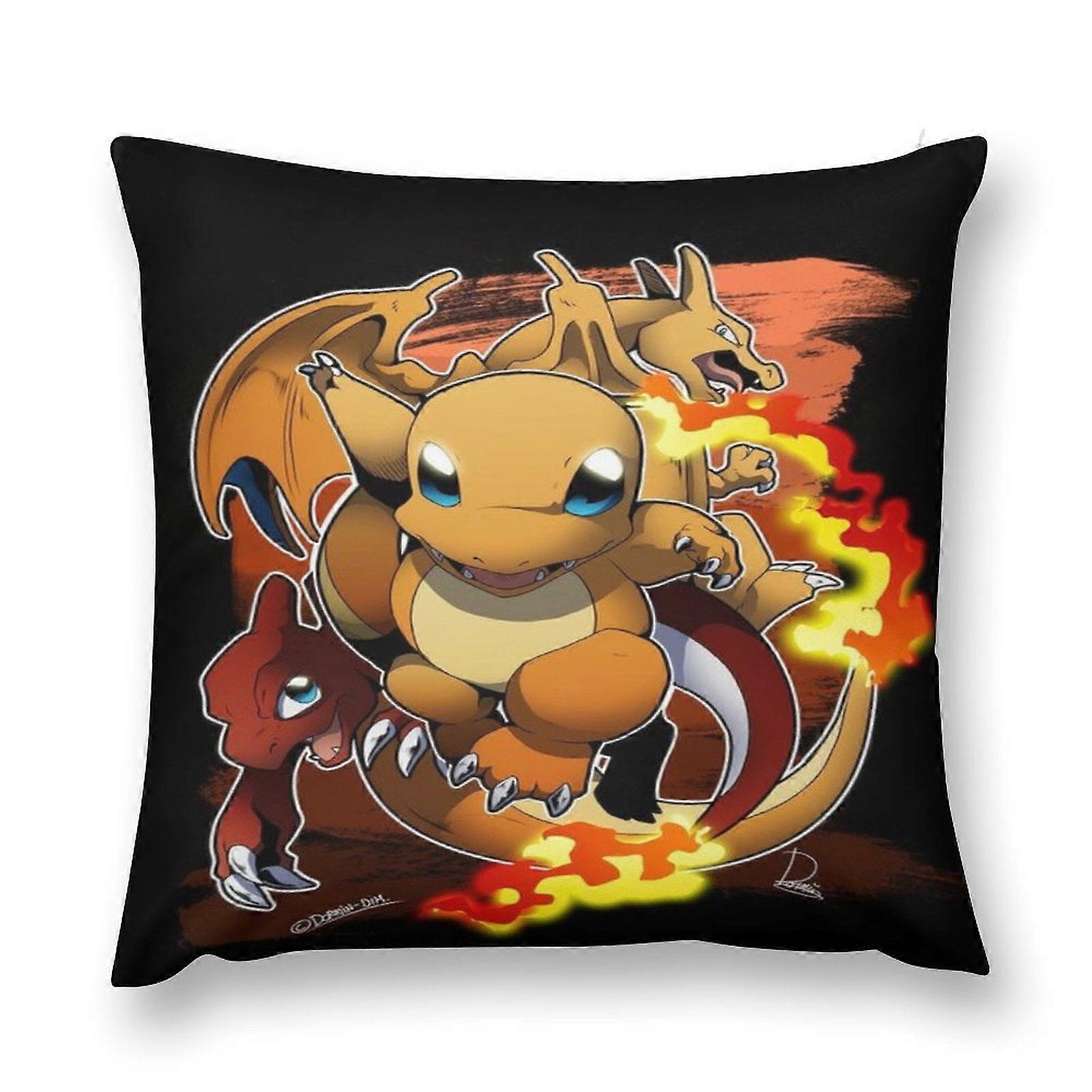 Charmander Plush Pillow Case Throw Multisize Ultra-comfortable Pillowcase Cushion Anti-fouling Protective Cases