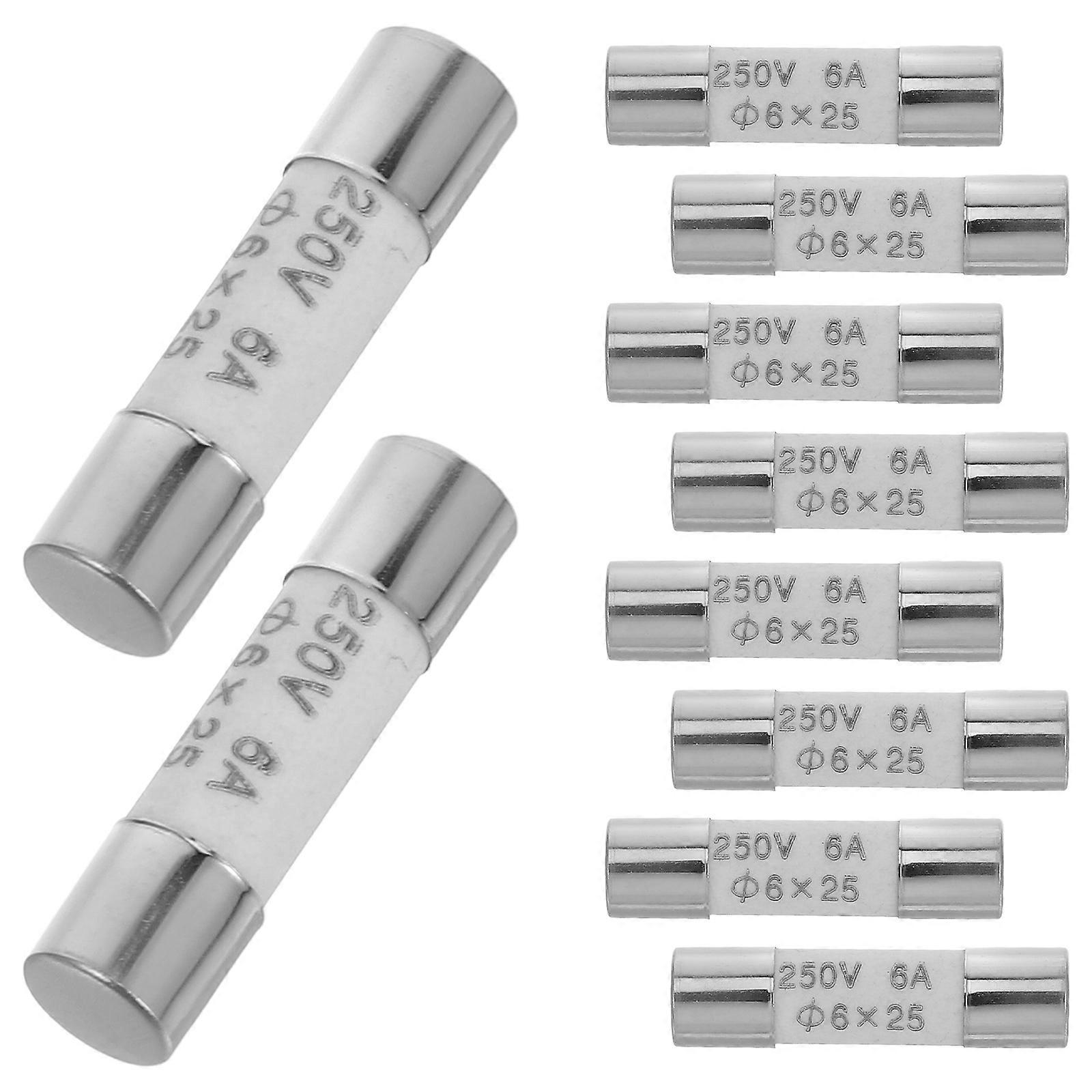 Digital Multimeter Fuse 50 Pcs Accurate Measurement Rectangular Ceramic Fuse For Home And Laboratory Use