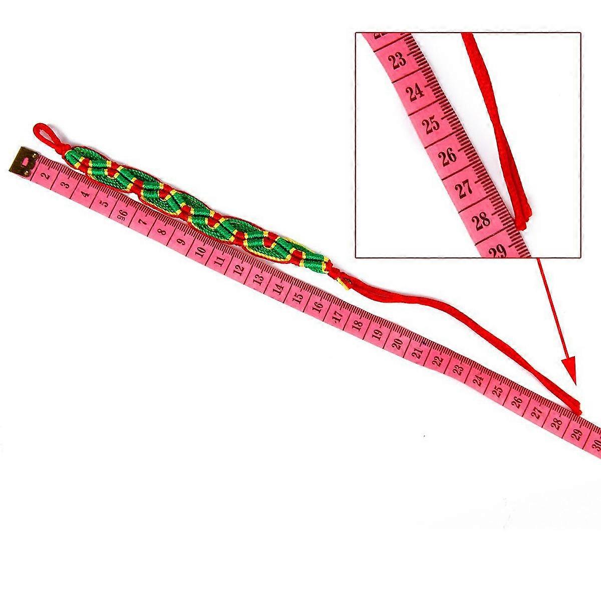 Braided Bracelet Assorted Color Handmade Thread Ankle 18Pcs