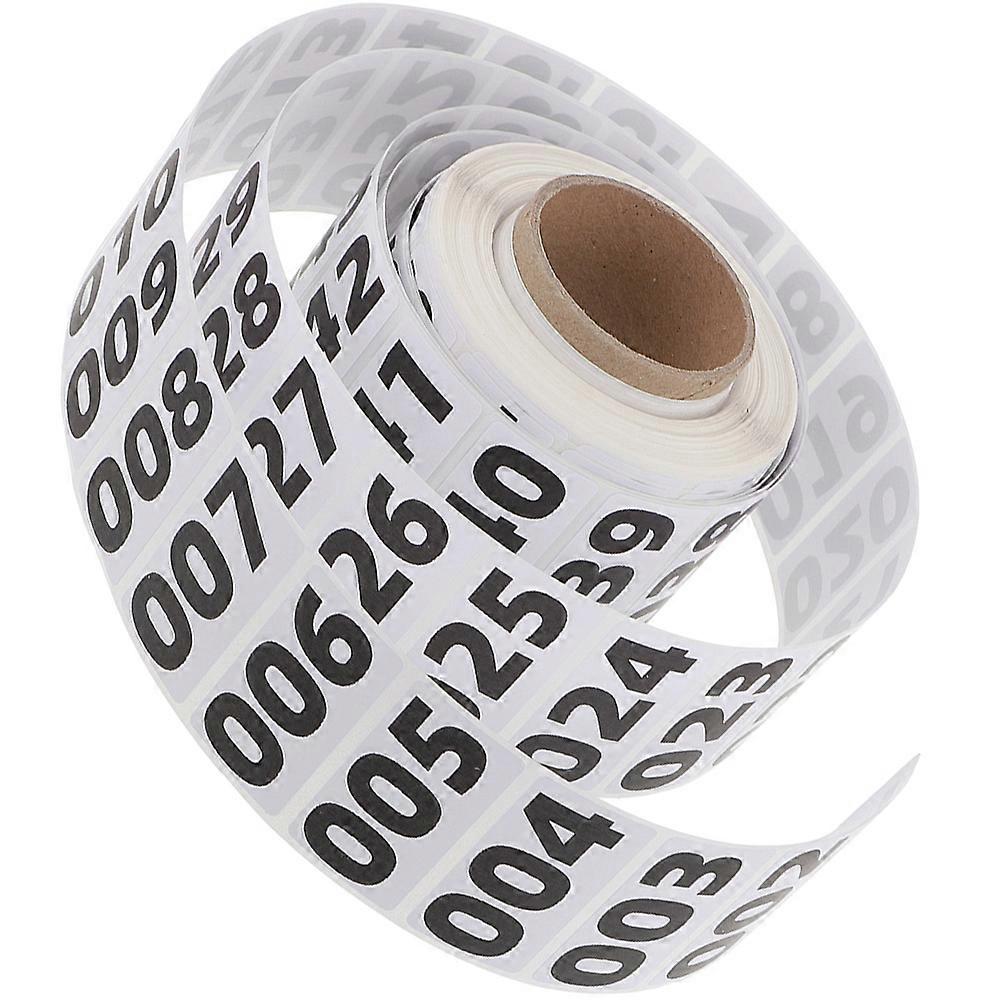 Circle Number Sticker Number Labels for Inventory Control 4 Rolls