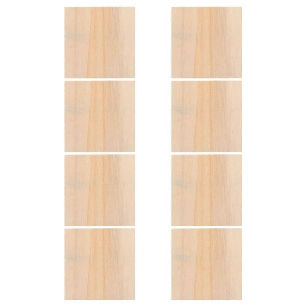 Unfinished Solid Pine Wood Frames For DIY Decoration Arts Crafts Square Shape Natural Style Durable 24Pcs