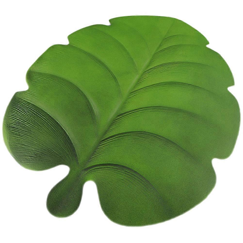 Dining Table Mat Monstera Placemat for Heat Shield 4Pcs Green Eva