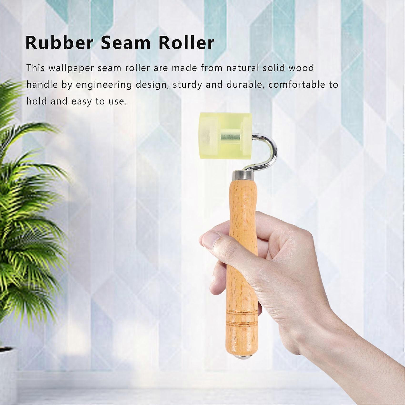 Rubber Seam Roller, Wallpaper Roller Sound Heat Insulation Mat Wallpaper Application for Processing