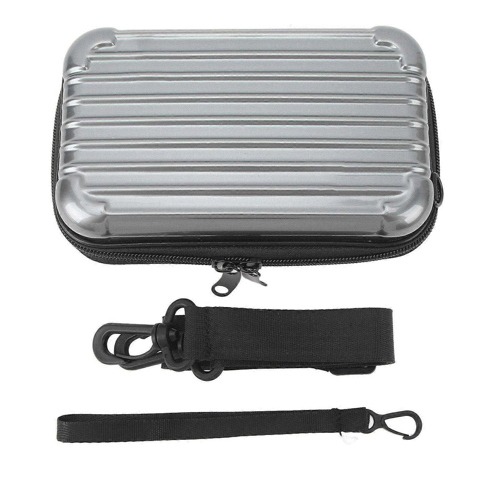 Camera Case Detachable Dual Zipper Waterproof Protective Portable Camera Storage Bag For Insta360 Ace Ace Pro Grey