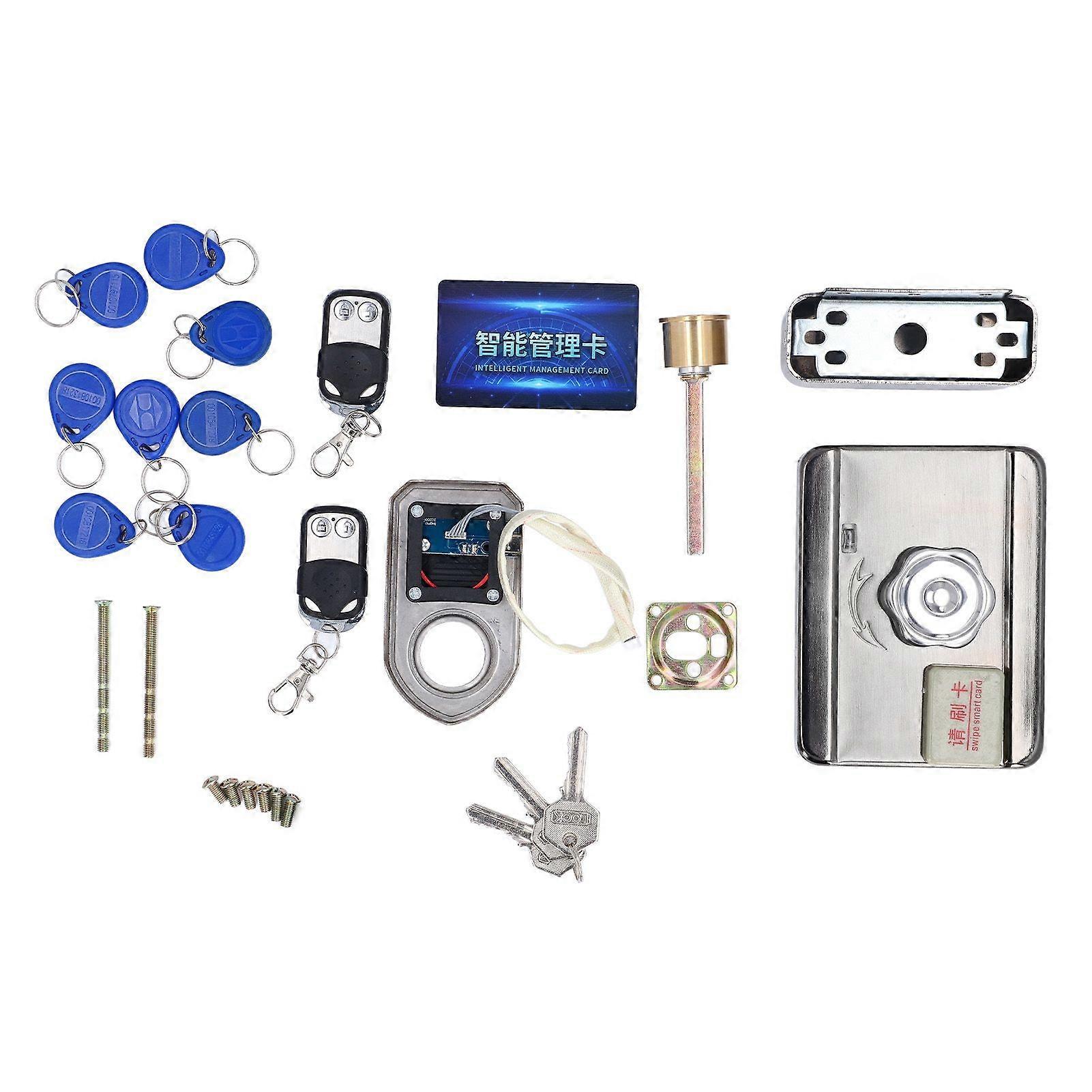Wireless Intelligent Remote Control Door Lock ID Card Reader Keyless Electronic Door Access Entry System