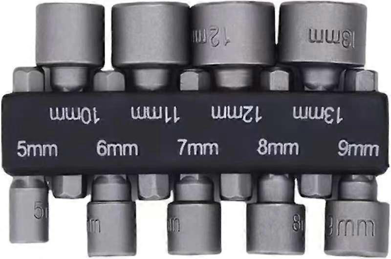 Powerful Socket Inner Hexagonal Wrench Hexagonal Handle Screwdriver Socket Extension Rod Pneumatic Screwdriver Insert Tool Set