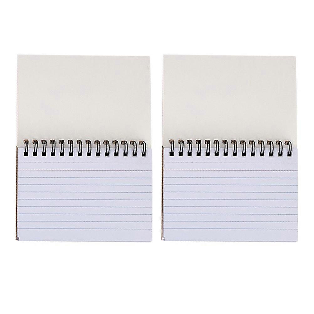 Memo Pad Spiral Notebooks for Office Use 5Pcs 2 Books Portable Set