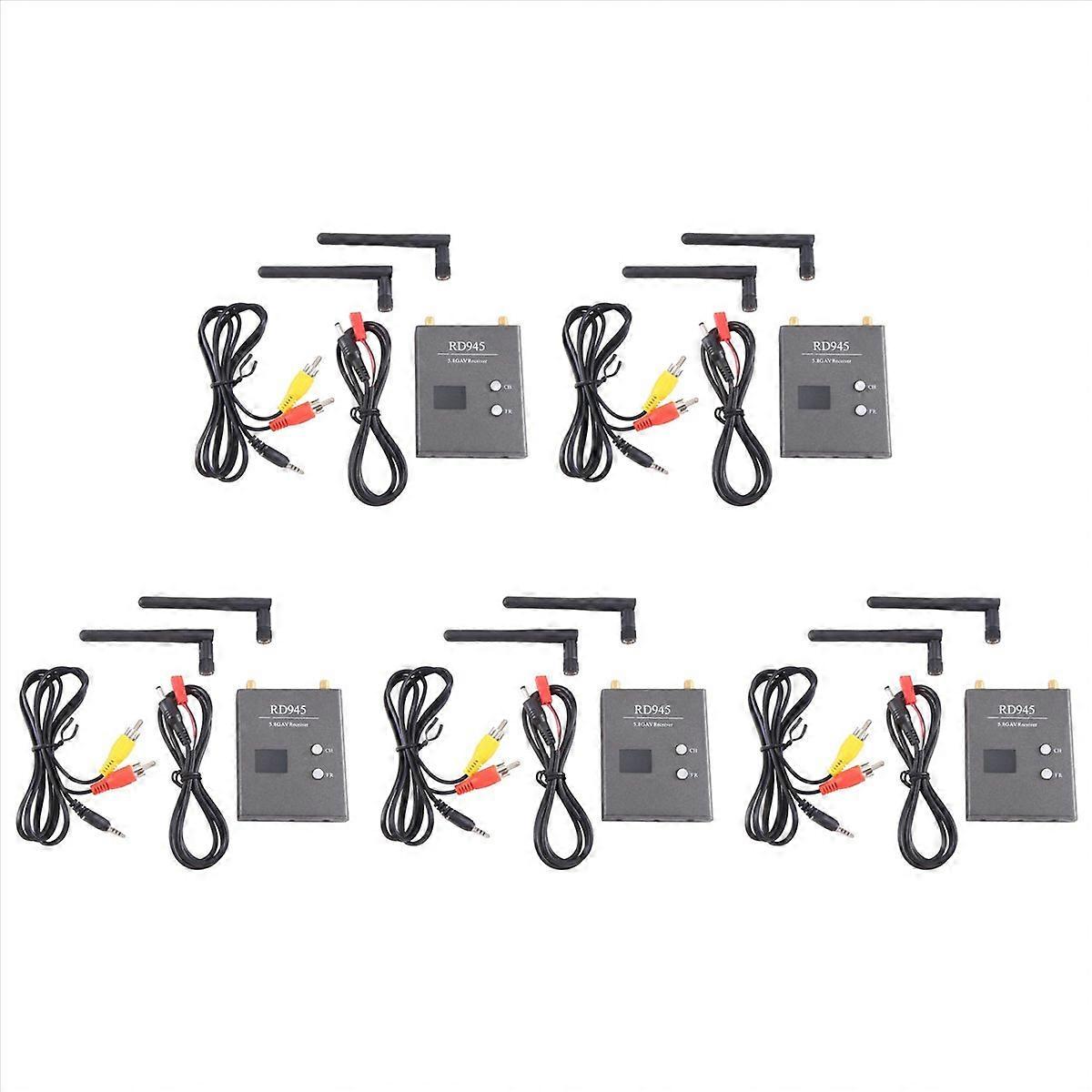 5X Model Airplane Accessories RD945 5.8G 48-Channel Dual Module Receiving Switch Image Transmission